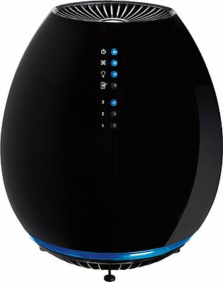 Holmes HEPA-Type Small Room Air Purifier, 112 Sq. Ft. Coverage, 11-3/8" x 9-3/8", Black