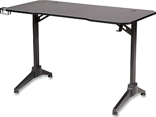 Safco Ultimate Computer Gaming Desk, 47.2" x 23.6" x 29.5", Black/Black, Ships in 1-3 Business Days