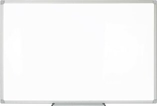 Porcelain Magnetic Dry-Erase Whiteboard, 36" x 48", Aluminum Frame With Silver Finish