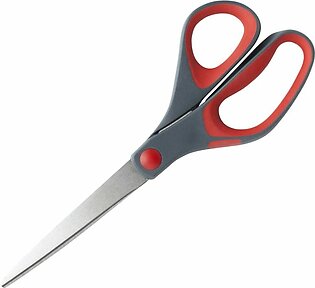 Scotch Precision Scissors, 8", Pointed, Gray/Red