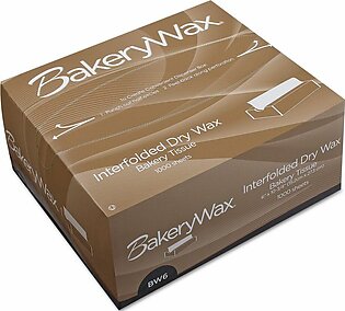 Bagcraft EcoCraft Interfolded Dry Wax Bakery Tissue,8x 10 3/4, White,1000/Box,10 Box/Crtn