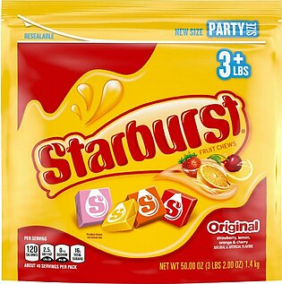 Starburst Original Fruit Chews, 50 Oz, Assorted Flavors