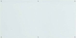 Lorell Premium Glass Unframed Dry-Erase Whiteboard, 48" x 96", White