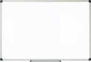 Magnetic Dry-Erase Whiteboard, 48" x 72", Silver Frame