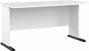 Bush Business Furniture Studio A 60W Gaming Desk in White