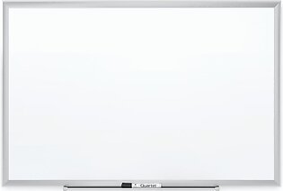 Quartet Magnetic Porcelain Dry-Erase Whiteboard, 48" x 72", Aluminum Frame With Silver Finish