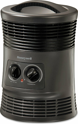 Honeywell 360 Surround Fan Forced Heater, 1,500 W, 9 x 9 x 12, Gray