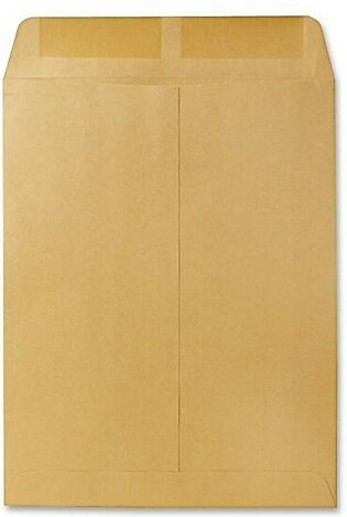 Quality Park Catalog Envelopes, Gummed Closure, 10" x 13", Brown, Box Of 100