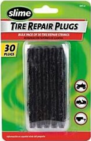 Slime Tire Repair Plugs - Black, 30 Count