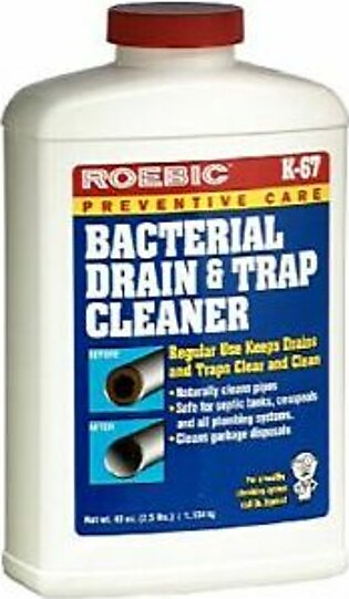 Roebic Bacterial Drain & Trap Cleaner Concentrate - 16 oz