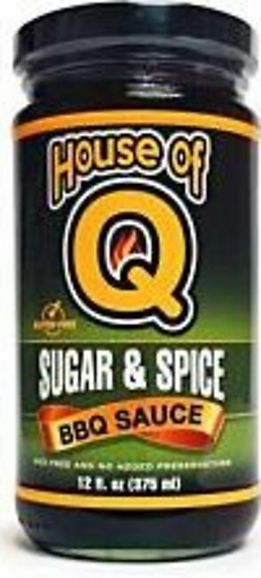 House of Q BBQ Sauce - Sugar And Spice, 12Oz