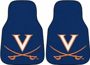 Virginia Cavaliers 17" x 27" Carpet Auto Floor Mat (Set of 2 Car Mats)