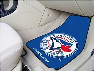Toronto Blue Jays 17" x 27" Carpet Auto Floor Mat (Set of 2 Car Mats)