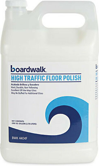 High Traffic Floor Polish, 1 Gal Bottle, 4/carton