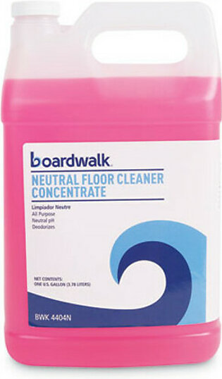 Neutral Floor Cleaner Concentrate, Lemon Scent, 1 Gal Bottle, 4/carton