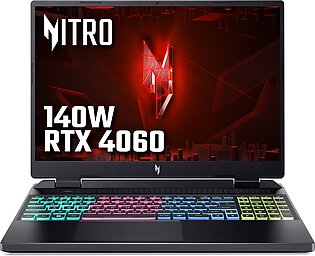 Acer Nitro 16 AN16-41 Gaming Laptop - 40.6 cm (16") - AMD Ryzen 7 7735HS - 16GB RAM - 1TB SSD - NVIDIA GeForce RTX 4060 8G  - Windows 11 - Black