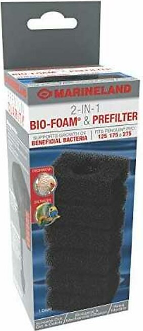 Marineland Penguin Pro 2-In-1 Foam Filter Aquarium Filter Insert - 1 Count