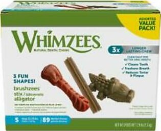 Whimzees Dental Dog Chews - Value Box - Small - 47.1 Oz