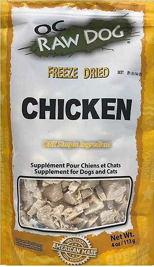 OC RAW Chicken Breast Freeze-Dried Dog Treats - 4 Oz