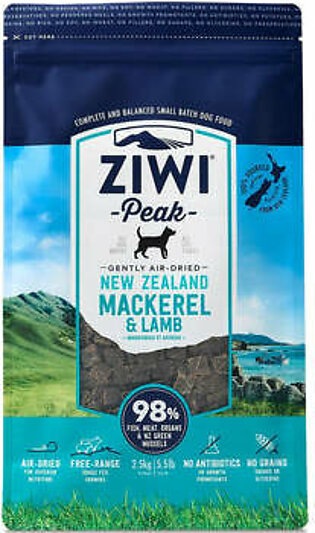 Ziwi Peak Air-Dried Dog Food Mackerel and Lamb - 5.5 lbs