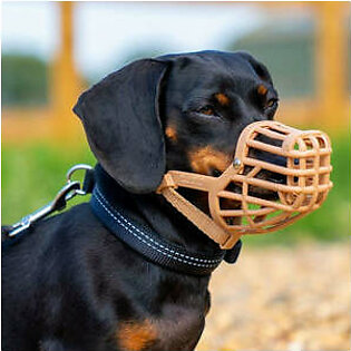 The Company of Animals Baskerville Ultra Muzzle - Black - Size 3 - L:3" X W:11" In