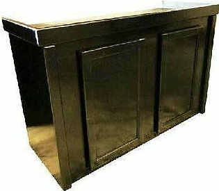 R&J Enterprises Birch Series Cabinet Aquarium Stand - Black - L:48" X W:13" X H:30" Inches