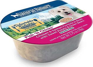 Natural Balance Pet Foods Delectable Delights Grain Free Wet Dog Food Fish 'N Chicks in Broth - 2.75 Oz - Case of 24