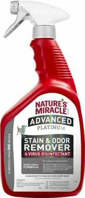 Nature's Miracle Advanced Stain & Odor Virus Disinfectant Spray for Dogs - 32 Oz