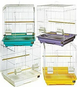Prevue Hendryx Cockatiel Bird Cage - Assorted Colors - Multipack - 18" x 18" x 24" - Pack of 4