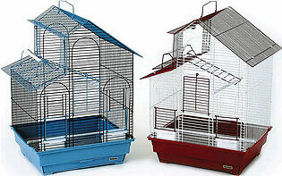 Prevue Hendryx Parakeet House Bird Cage - Assorted Colors - Multipack - 16" x 14" x 24" - Pack of 2
