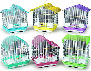 Prevue Hendryx Assorted Parakeet Bird Cages - Multipack - 13.5" x 11" x 16" - Pack of 6