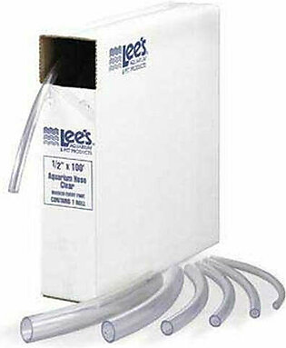 Lee's Aquarium Tubing - Clear - 1/2" x 50' - Sold by the Foot - 50 Feet