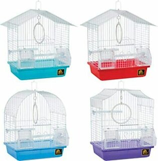 Prevue Hendryx Assorted Small Bird Cages - Assorted Colors - Multipack - 11" x 8" x 13" - Pack of 9
