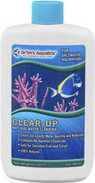 Dr Tim's Aquatics Clear Up Reef Saltwater Water Clarity - 8 Oz - (480GAL)