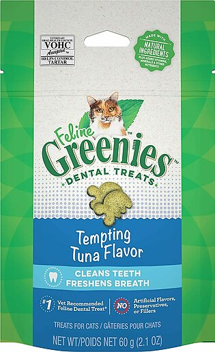 Greenies Feline Tuna Dental Cat Treats - 2.1 oz