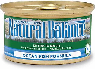 Natural Balance Pet Foods Ultra Premium Wet Cat Food Ocean Fish - 5.5 Oz - Case of 24