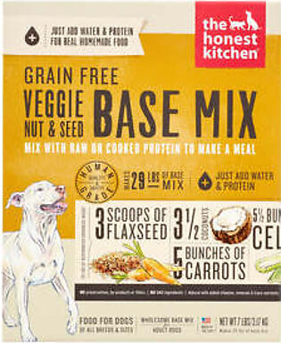 Honest Kitchen Grain-Free Vegetables Nuts and Seeds Dehydrated Dog Food - 7 lb Box