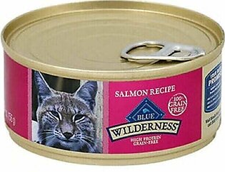 Blue Buffalo Wilderness High-Protein Salmon Wet Cat Food - 5.5 Oz - Case of 24