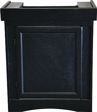Seapora Monarch Cabinet Stand - Black - 24" x 12"