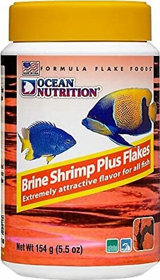 Ocean Nutrition Brine Shrimp Plus Flakes - 5.5 oz