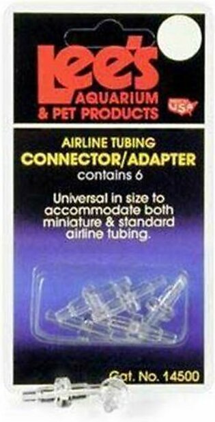 Lee's Airline Tubing Connectors/Adapters - 6 pk - Pack of 6