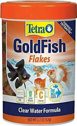 Tetrafin Goldfish Flakes Fish Food - 2.2 Oz