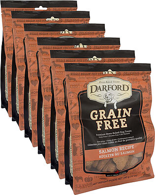 Darford Grain Free Salmon Recipe Dog Biscuit Treats - 12 oz - Case of 6