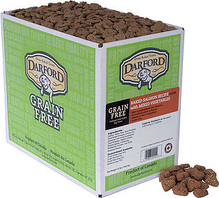 Darford Grain Free Baked Salmon w/Mixed Vegetables Mini's Bulk Dog Biscuits - 15 lb Bag