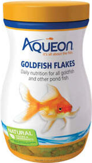 Aqueon Goldfish Flakes - 7.12 Oz