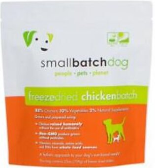 Small Batch Dog Freeze-Dried Sliders Chicken - 25 Oz