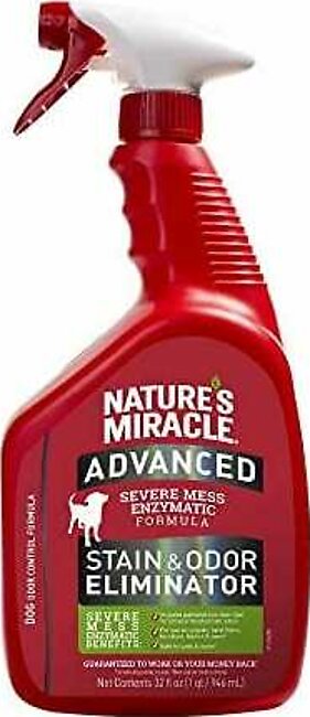 Nature's Miracle Advanced Stain & Odor Remover Spray for Dogs - 32 Oz