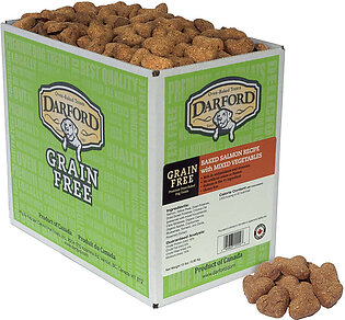Darford Grain Free Baked Salmon w/Mixed Vegetables Bulk Dog Biscuits - 15 lb Bag