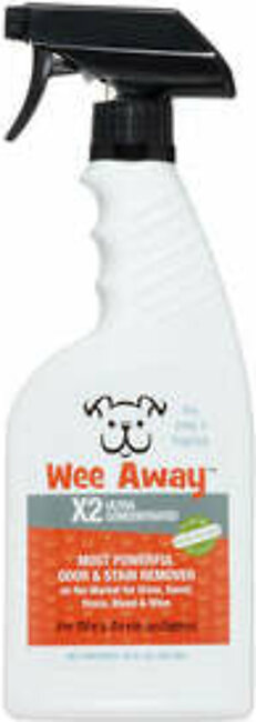 Wee Away Dogs X2 Cat and Dog Stain and Odor Eliminator - 16 oz Bottle