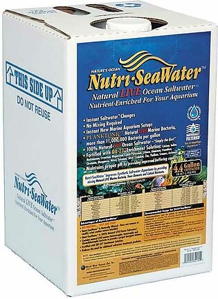Nutri-Seawater Natural Live Ocean Saltwater - 4.4 gal